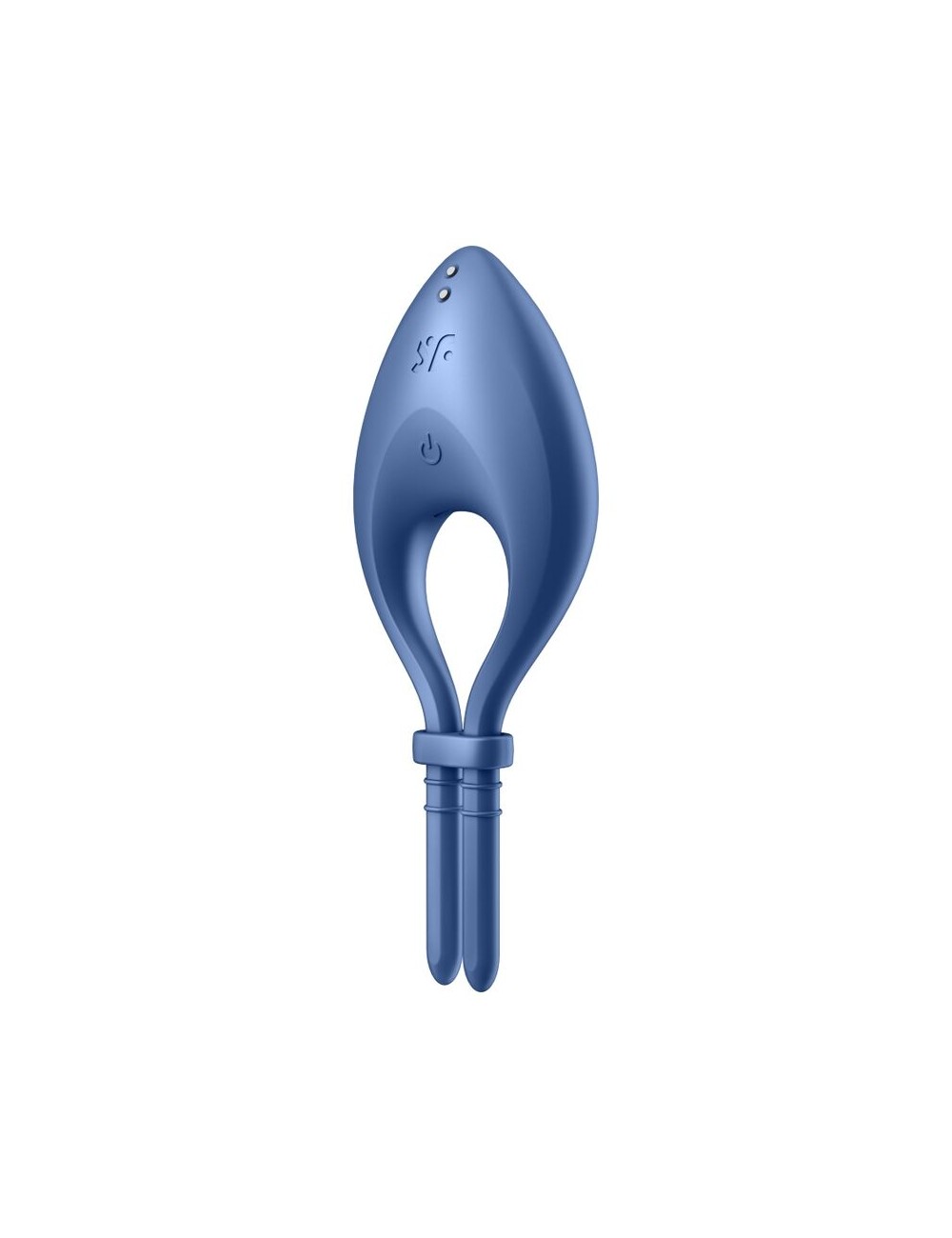 SATISFYER BULLSEYE RING VIBRATOR APP - BLUE SATISFYER BULLSEYE RING VIBRATOR APP - BLUE