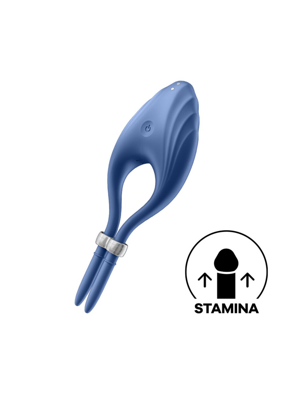 VIBRADOR DE ANEL DUELISTA SATISFYER - AZUL VIBRADOR DE ANEL DUELISTA SATISFYER - AZUL