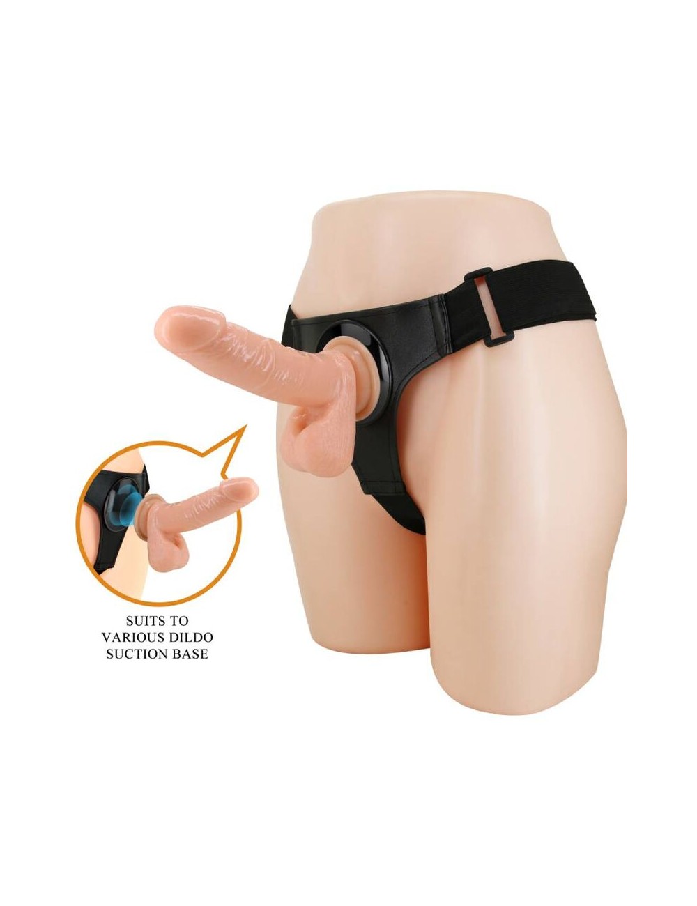 PRETTY LOVE - ARNÊS CUECAS UNIVERSAL ARNÊS COM DILDO TOM 20 CM NATURAL PRETTY LOVE - ARNÊS CUECAS UNIVERSAL ARNÊS COM DILDO TOM 20 CM NATURAL