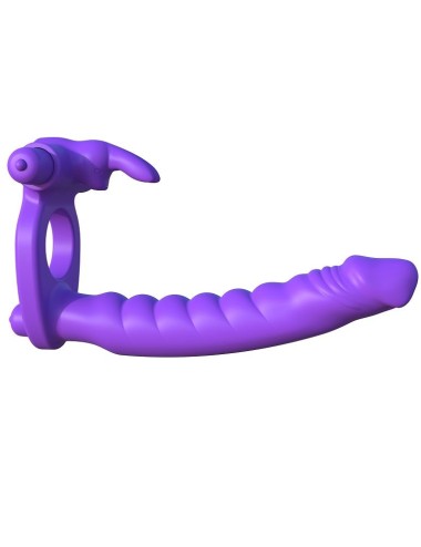 FANTASY C-RINGZ SILICONE DOUBLE VIBRATOR COELHO