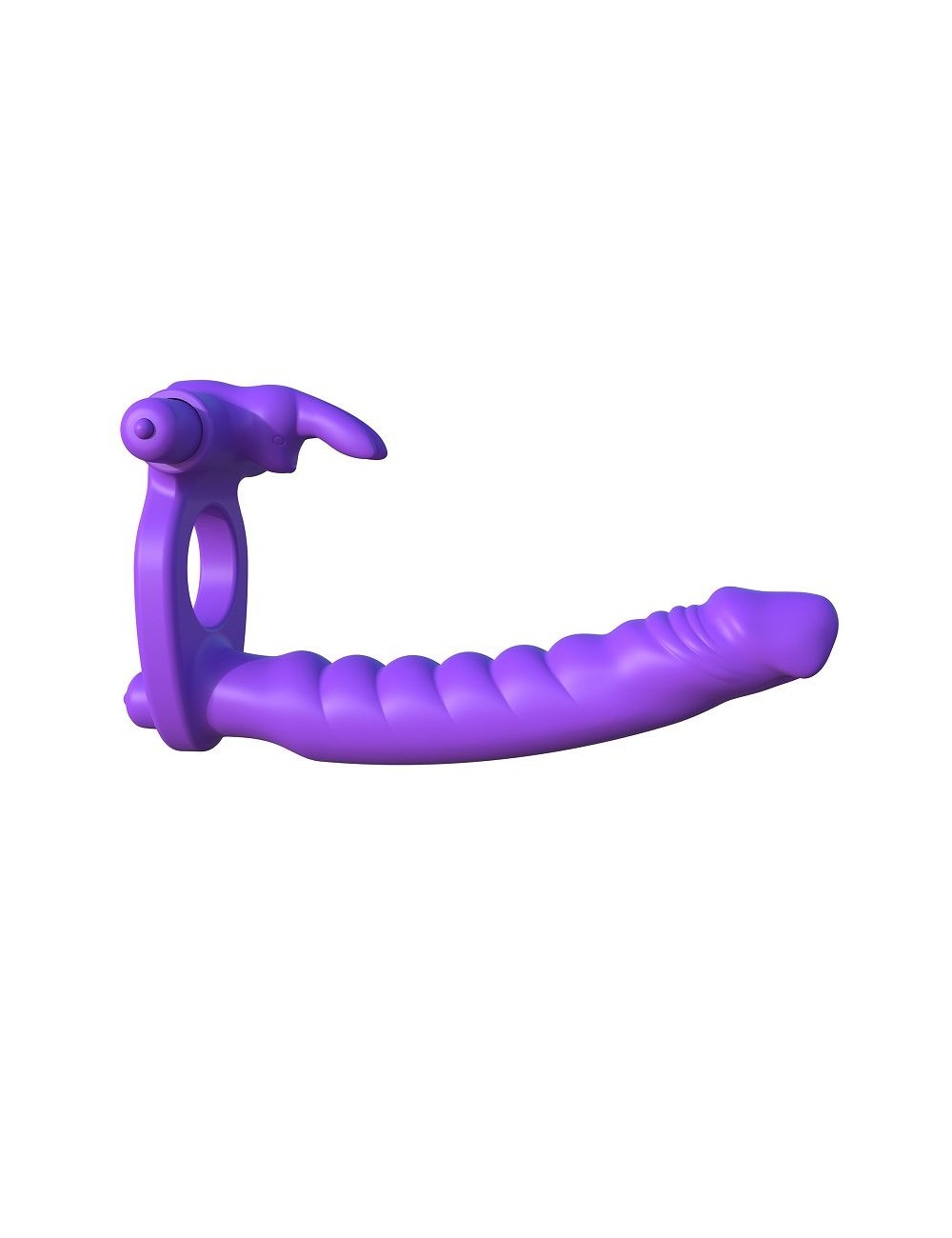 FANTASY C-RINGZ SILICONE DOUBLE VIBRATOR COELHO FANTASY C-RINGZ SILICONE DOUBLE VIBRATOR COELHO