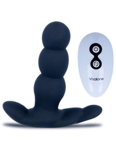 NALONE PEARL VIBRATOR ANAL DE CONTROLE REMOTO PRETO