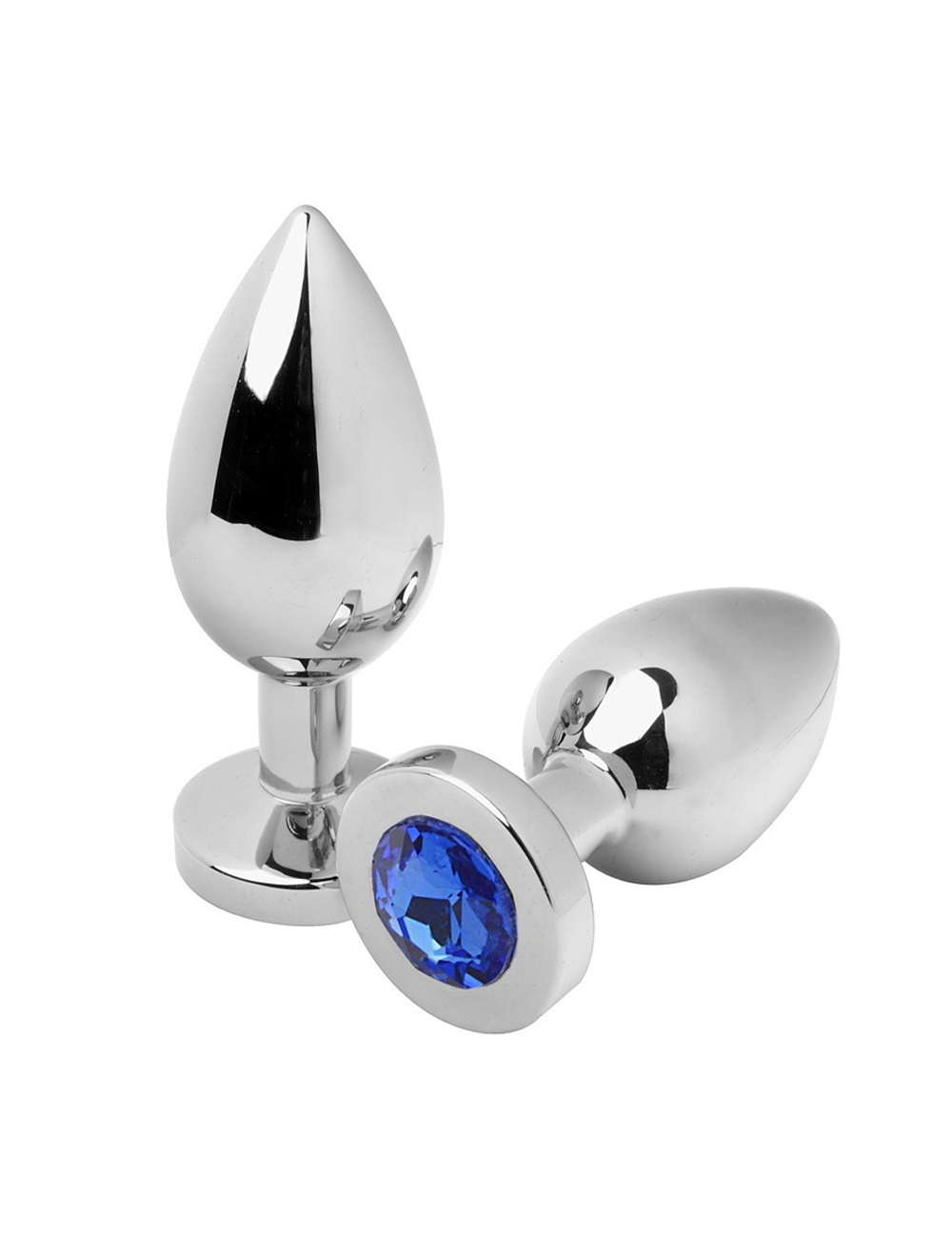 METALHARD ANAL PLUG DIAMOND BLUE PEQUENO 5