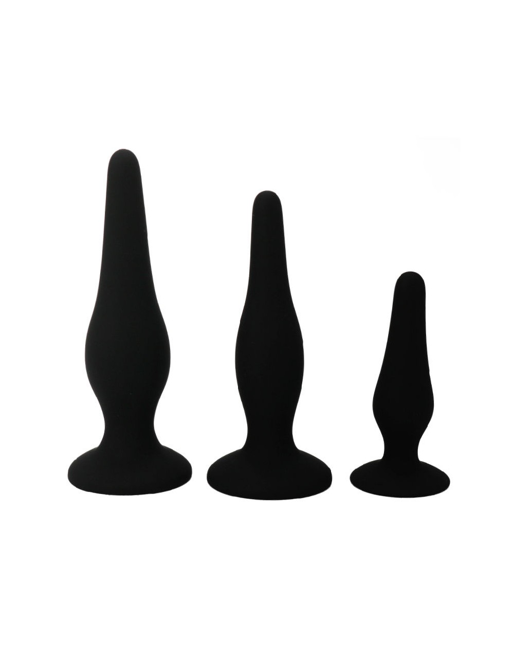 BONITO INFERIOR - PLUGUES DE SILICONE DO KIT ANAL DO INICIANTE BONITO INFERIOR - PLUGUES DE SILICONE DO KIT ANAL DO INICIANTE
