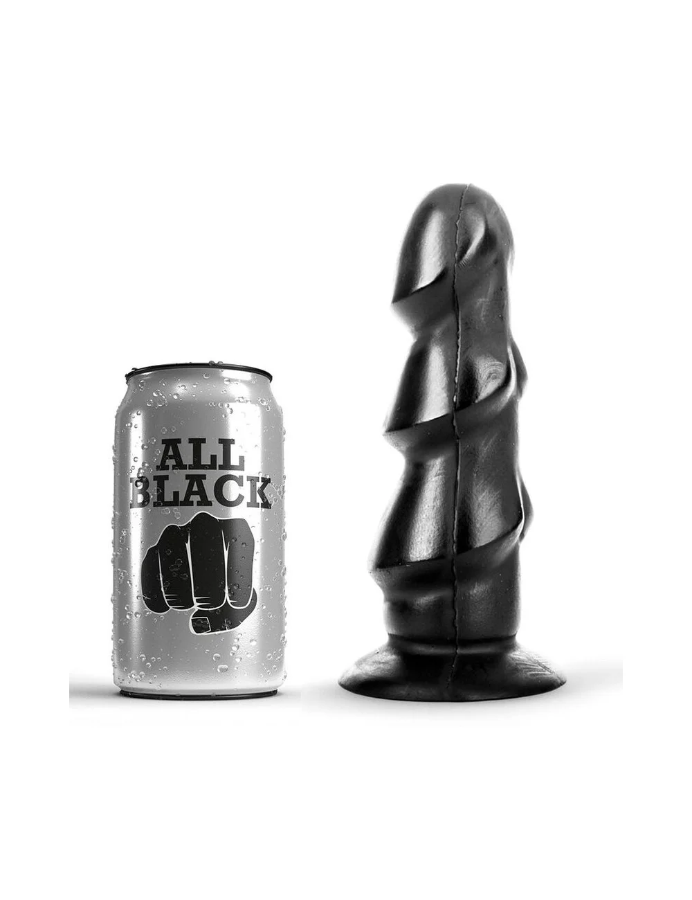 ALL BLACK DILDO 17CM ALL BLACK DILDO 17CM