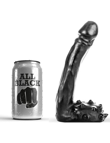 ALL BLACK DILDO 19CM