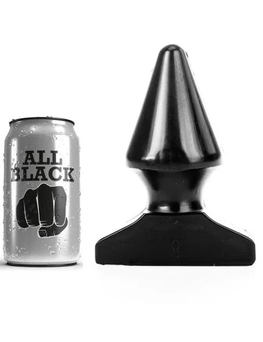 PLUGUE ANAL TODO PRETO 17CM