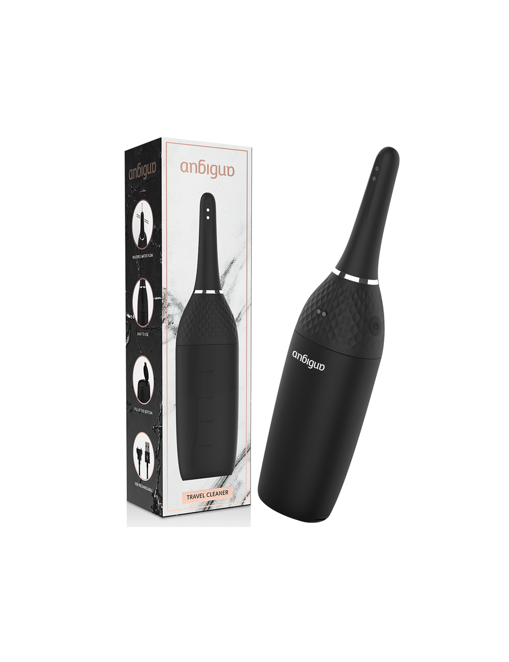 ANBIGUO ULTIMATE AUTOMATIC DOUCHE ANAL CLEANER BLACK ANBIGUO ULTIMATE AUTOMATIC DOUCHE ANAL CLEANER BLACK