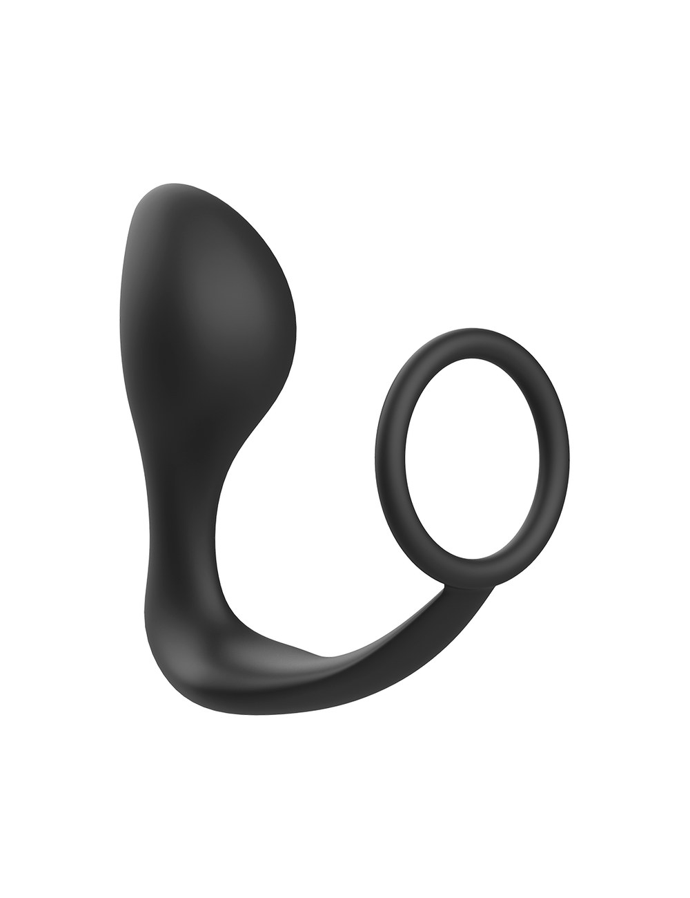 PLUGUE ANAL DE BRINQUEDOS VICIADOS COM ANEL DE SILICONE PRETO