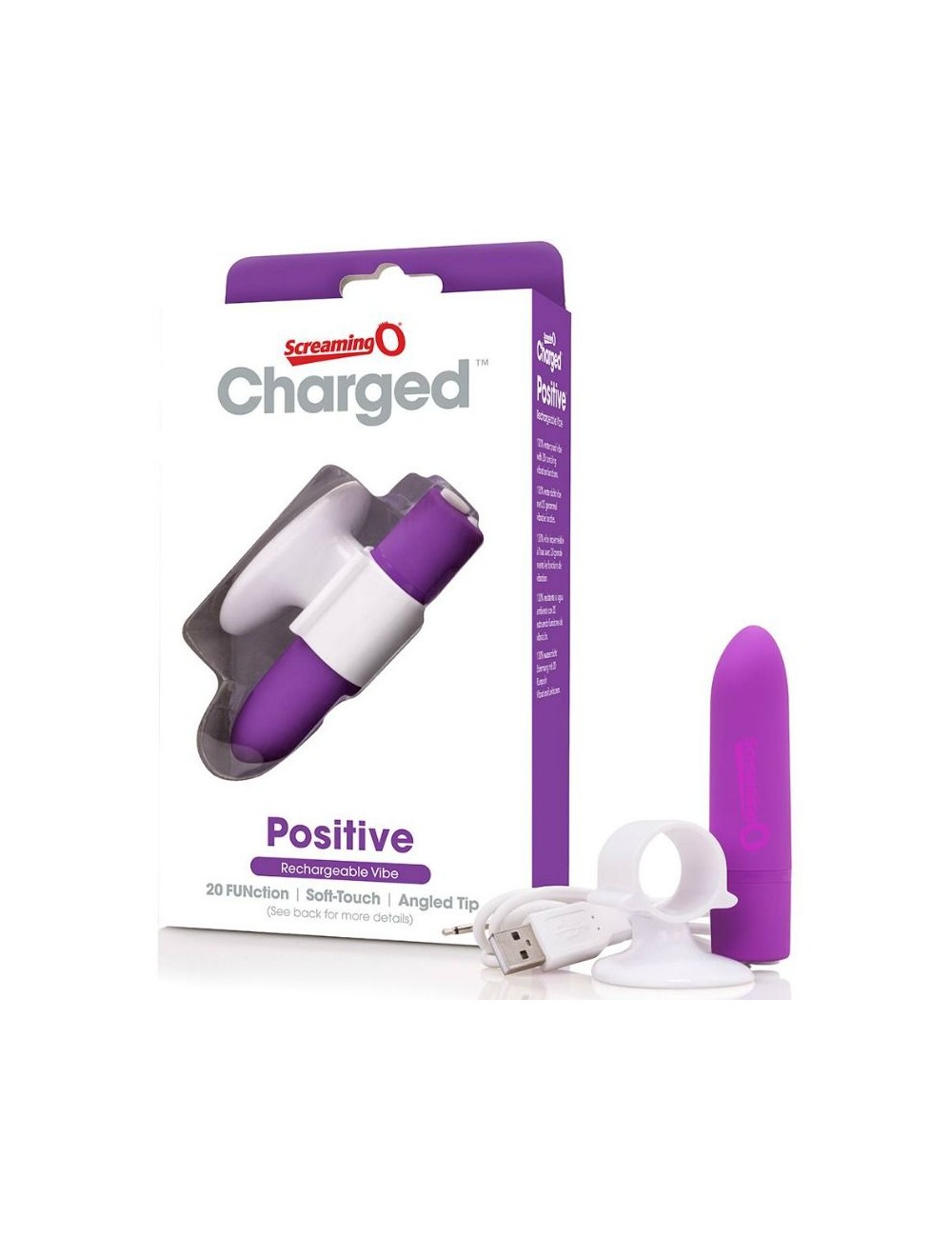 GRITANDO O MASSAGER RECARREGÁVEL - POSITIVO.- ROXO