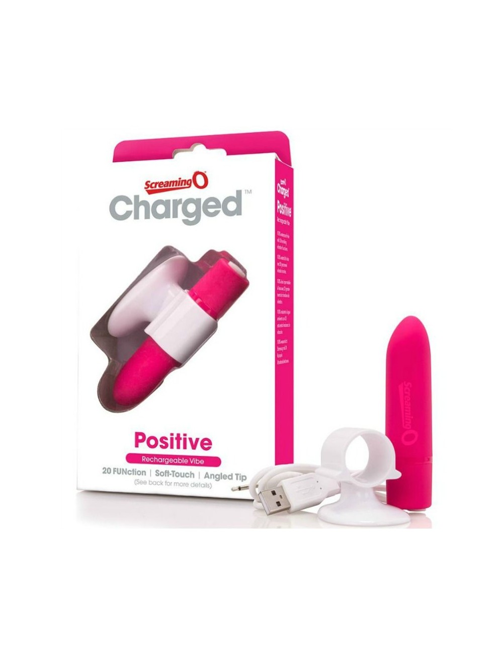 GRITANDO O MASSAGER RECARREGÁVEL - POSITIVO - ROSA