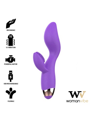 WOMANVIBE DONNA VIBRADOR DE SILICONE RECARREGÁVEL