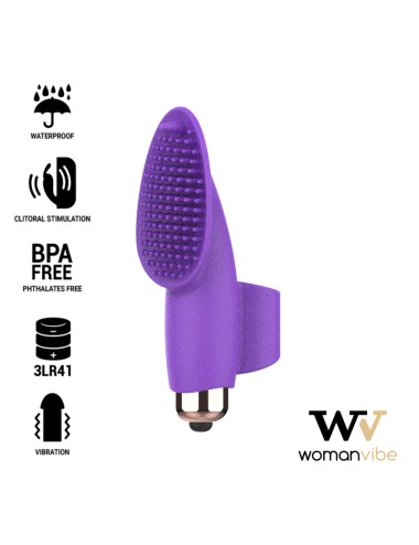 DEDO ESTIMULADOR DE SILICONE WOMANVIBE AISHA