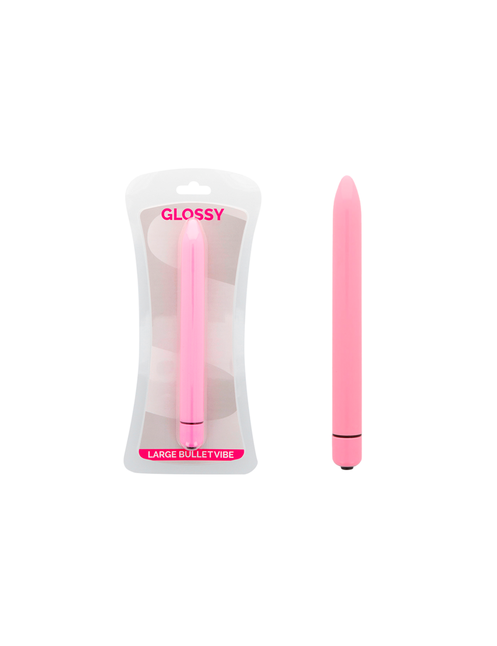 GLOSSY SLIM VIBRADOR ROSA GLOSSY SLIM VIBRADOR ROSA