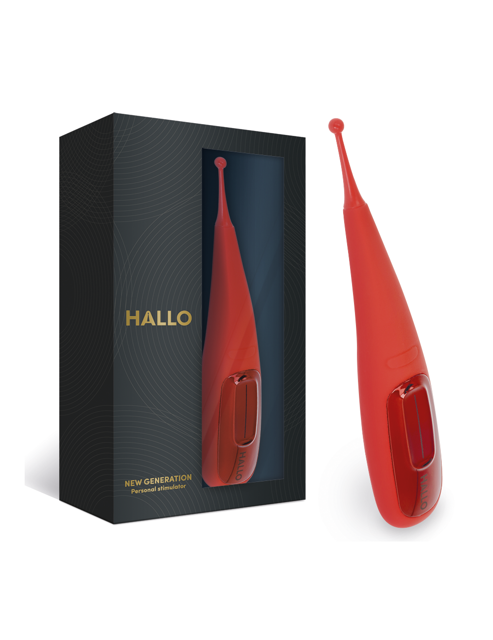 HALLO FOCUS VIBRATOR RED