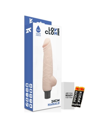 LOVECLONE HARALD AUTO-LUBRIFICAÇÃO VIBRADOR 24CM