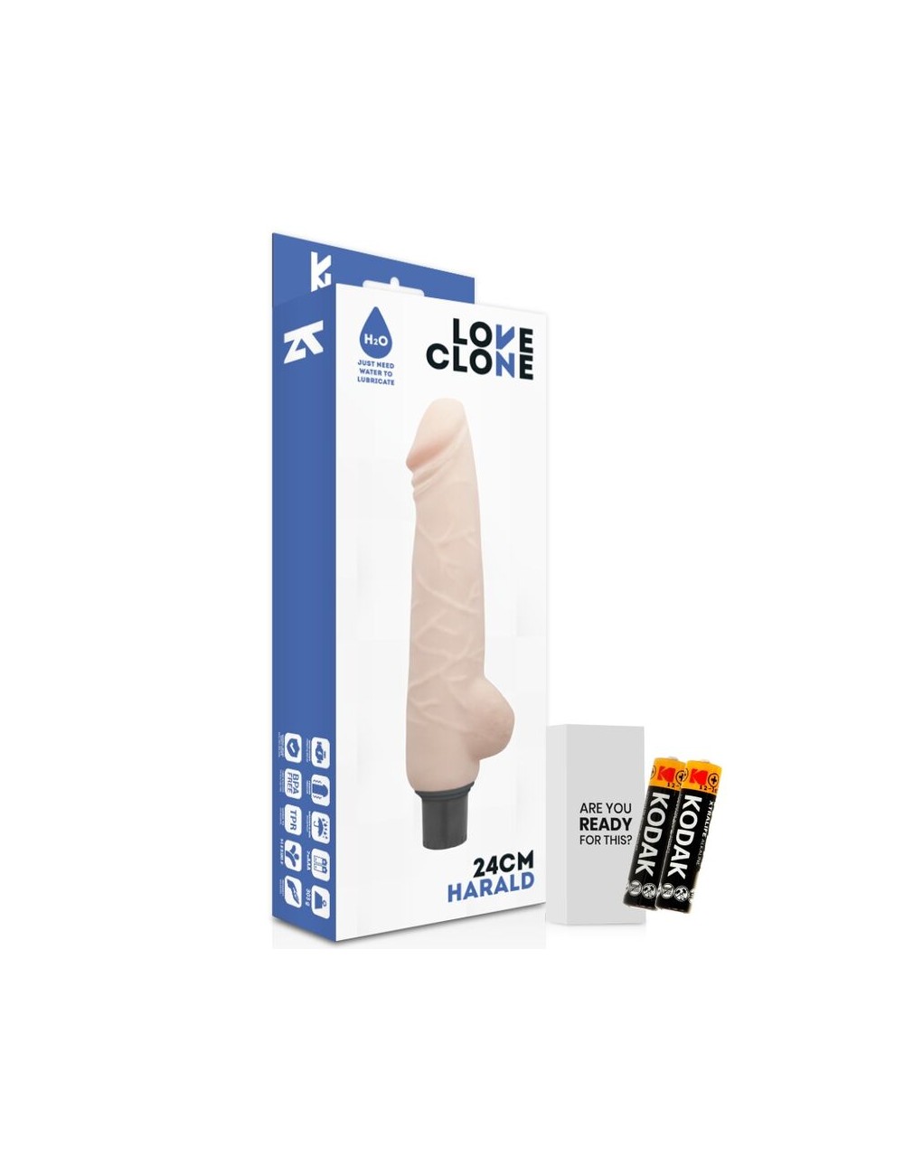 LOVECLONE HARALD AUTO-LUBRIFICAÇÃO VIBRADOR 24CM LOVECLONE HARALD AUTO-LUBRIFICAÇÃO VIBRADOR 24CM