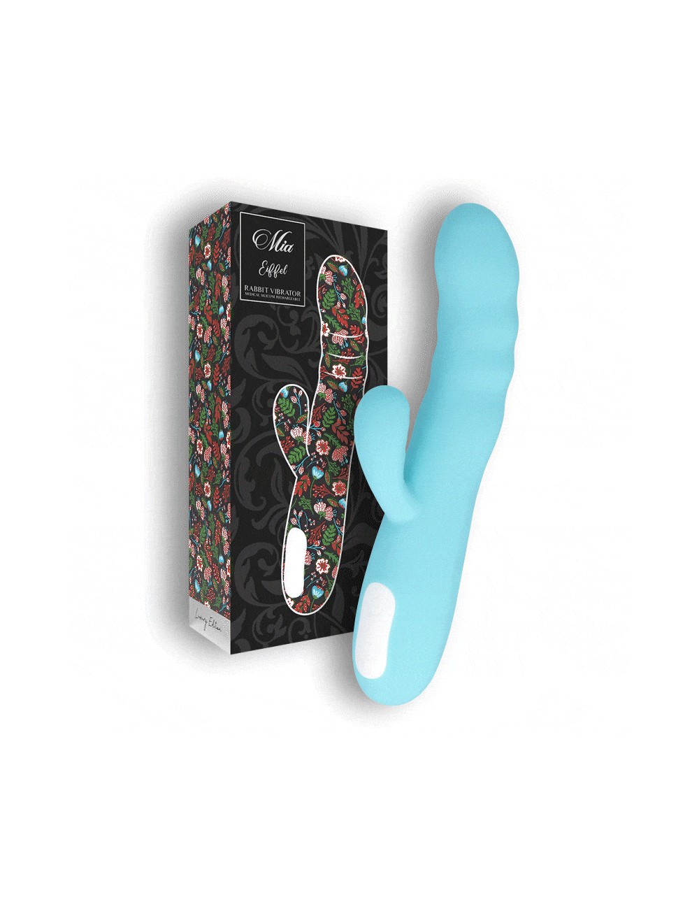 VIBRADOR GIRATÓRIO MIA EIFFEL TURQUOISE BLUE VIBRADOR GIRATÓRIO MIA EIFFEL TURQUOISE BLUE