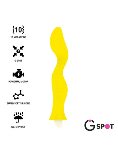 PONTO G GAVYN VIBRADOR PONTO G AMARELO