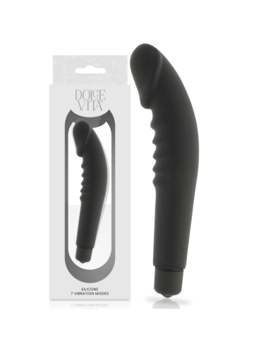 DOLCE VITA REALISTIC PLEASURE BLACK SILICONE