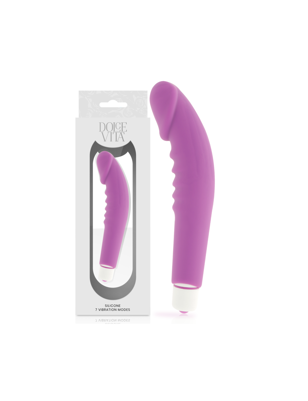 DOLCE VITA REALISTIC PLEASURE PURPLE SILICONE