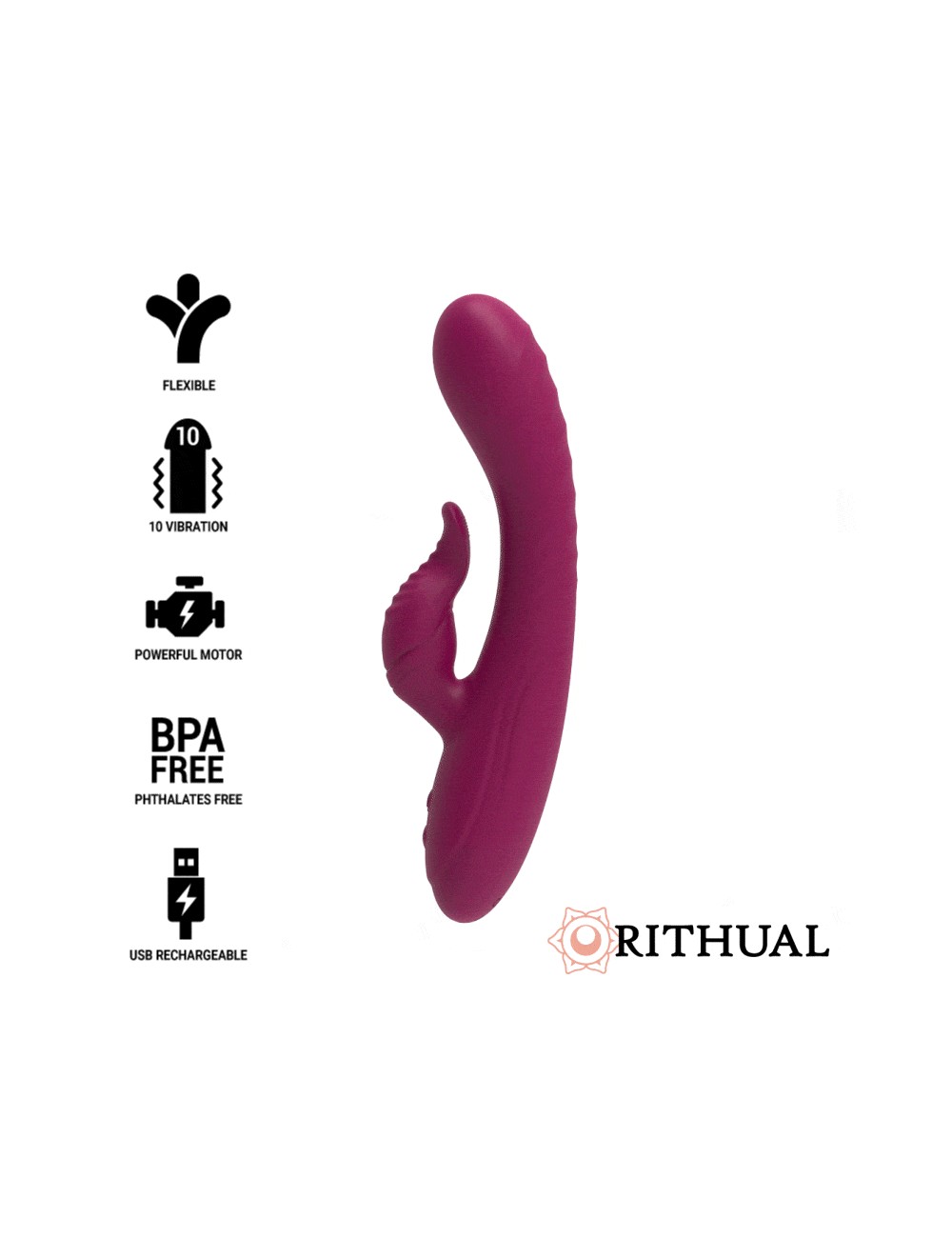 RITHUAL ANUSARA MOTOR DUAL RECARGABLE 2.0 ORQUIDEA RITHUAL ANUSARA MOTOR DUAL RECARGABLE 2.0 ORQUIDEA