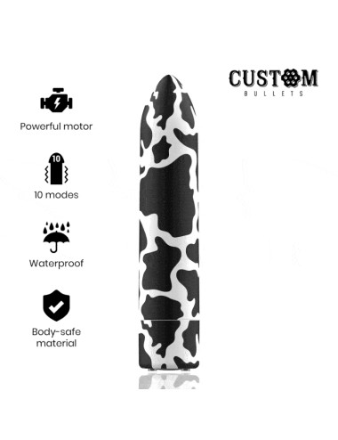 BALAS PERSONALIZADAS BALAS RECARREGÁVEIS VACA 10 INTENSIDADES