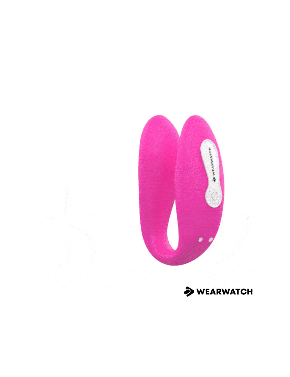 WEARWATCH DUAL PLEASURE WIRELESS TECHNOLOGY WATCHME FUCHSIA / AQUAMARINE WEARWATCH DUAL PLEASURE WIRELESS TECHNOLOGY WATCHME FUCHSIA / AQUAMARINE