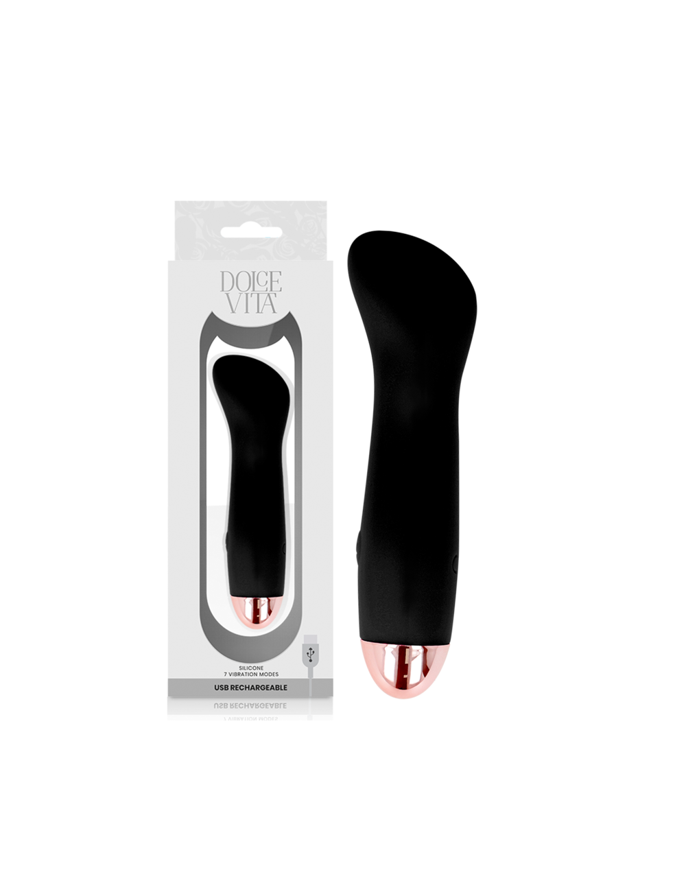 VIBRADOR RECARREGÁVEL DOLCE VITA ONE BLACK 10 SPEED VIBRADOR RECARREGÁVEL DOLCE VITA ONE BLACK 10 SPEED