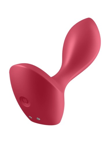 SATISFYER BACKDOOR LOVER VIBRATING PLUG - VERMELHO