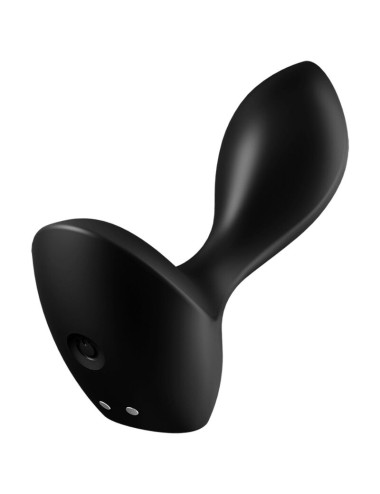 SATISFYER BACKDOOR LOVER VIBRATING PLUG - PRETO