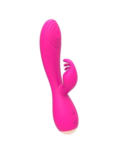 CABEÇAS ESTIMULANTES TRIPLAS COM VIBRADOR DE COELHO MAGIC STICK NALONE - ROSA