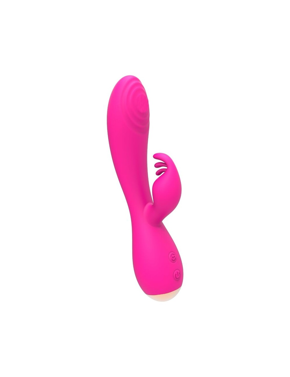 CABEÇAS ESTIMULANTES TRIPLAS COM VIBRADOR DE COELHO MAGIC STICK NALONE - ROSA