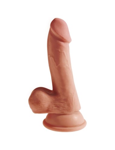 KING COCK PLUS 3D COCK COM BOLAS 17 CM