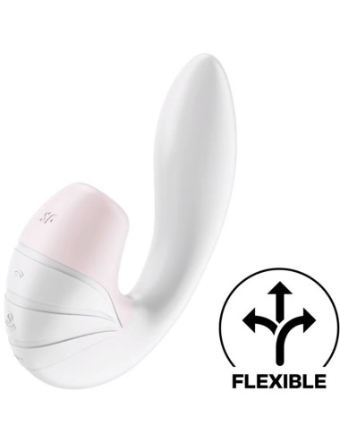 ESTIMULADOR E VIBRAÇÃO SUNRAY SATISFYER - BRANCO