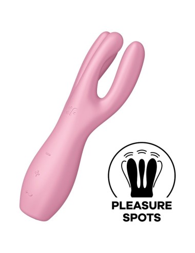 VIBRADOR SATISFYER THREESOME 3 - ROSA