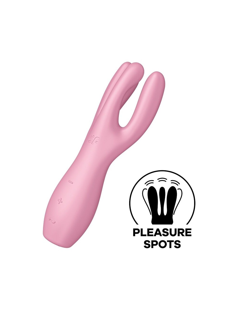 VIBRADOR SATISFYER THREESOME 3 - ROSA VIBRADOR SATISFYER THREESOME 3 - ROSA