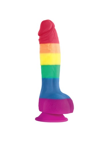 ORGULHO - BANDEIRA LGBT DILDO 15 CM