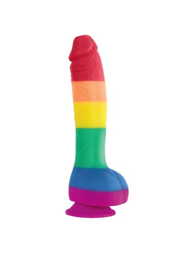 ORGULHO - BANDEIRA LGBT DILDO 19 CM