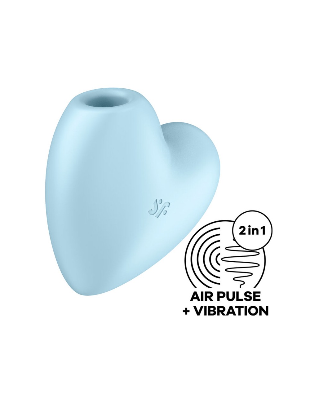 ESTIMULADOR E VIBRADOR CARDÍACO SATISFYER BONITO - AZUL ESTIMULADOR E VIBRADOR CARDÍACO SATISFYER BONITO - AZUL