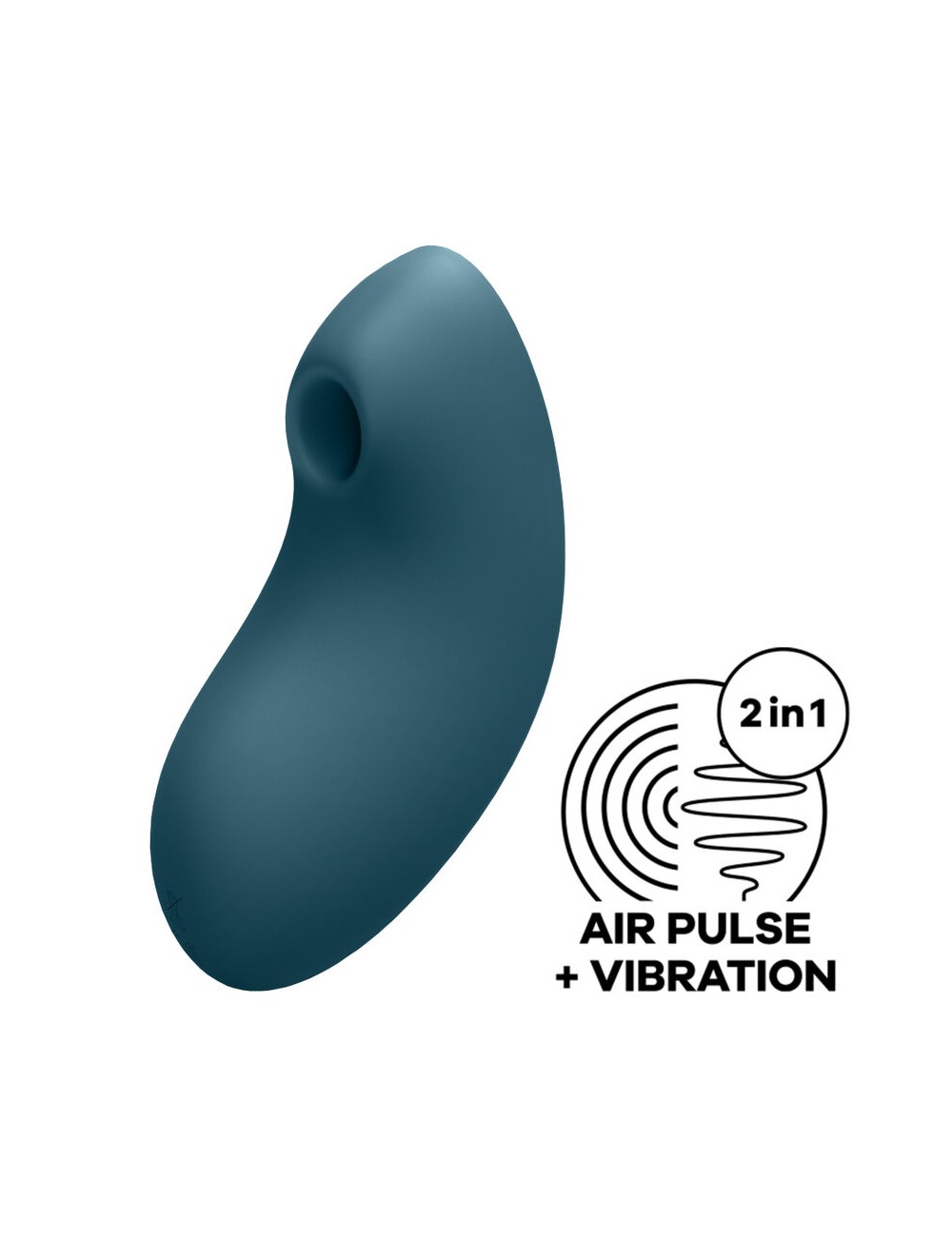 ESTIMULADOR E VIBRADOR DE PULSO DE AR SATISFYER VULVA LOVER 2 - AZUL ESTIMULADOR E VIBRADOR DE PULSO DE AR SATISFYER VULVA LOVER 2 - AZUL