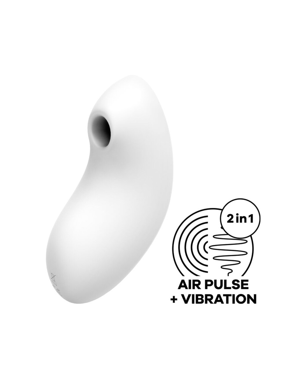 ESTIMULADOR E VIBRADOR DE PULSO DE AR SATISFYER VULVA LOVER 2 - BRANCO ESTIMULADOR E VIBRADOR DE PULSO DE AR SATISFYER VULVA LOVER 2 - BRANCO