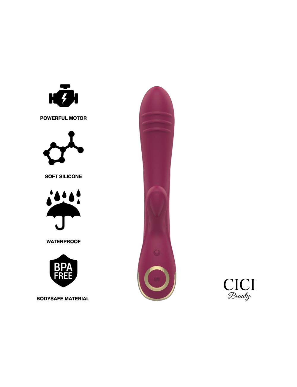 CICI BEAUTY PREMIUM SILICONE COELHO VIBRADOR CICI BEAUTY PREMIUM SILICONE COELHO VIBRADOR