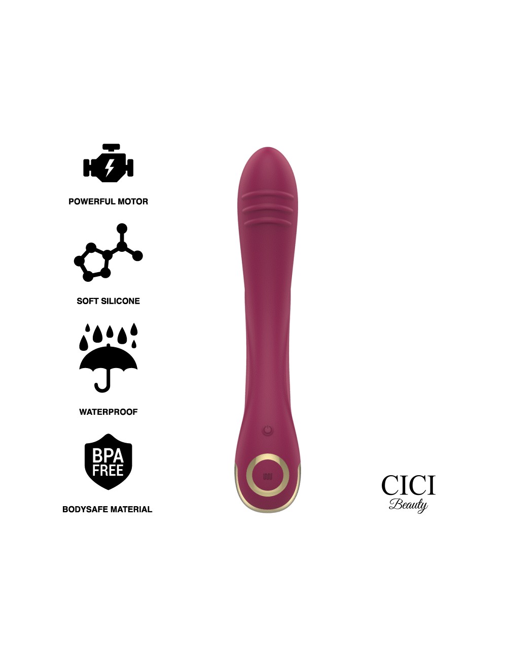 CICI BEAUTY PREMIUM SILICONE G-SPOT VIBRADOR