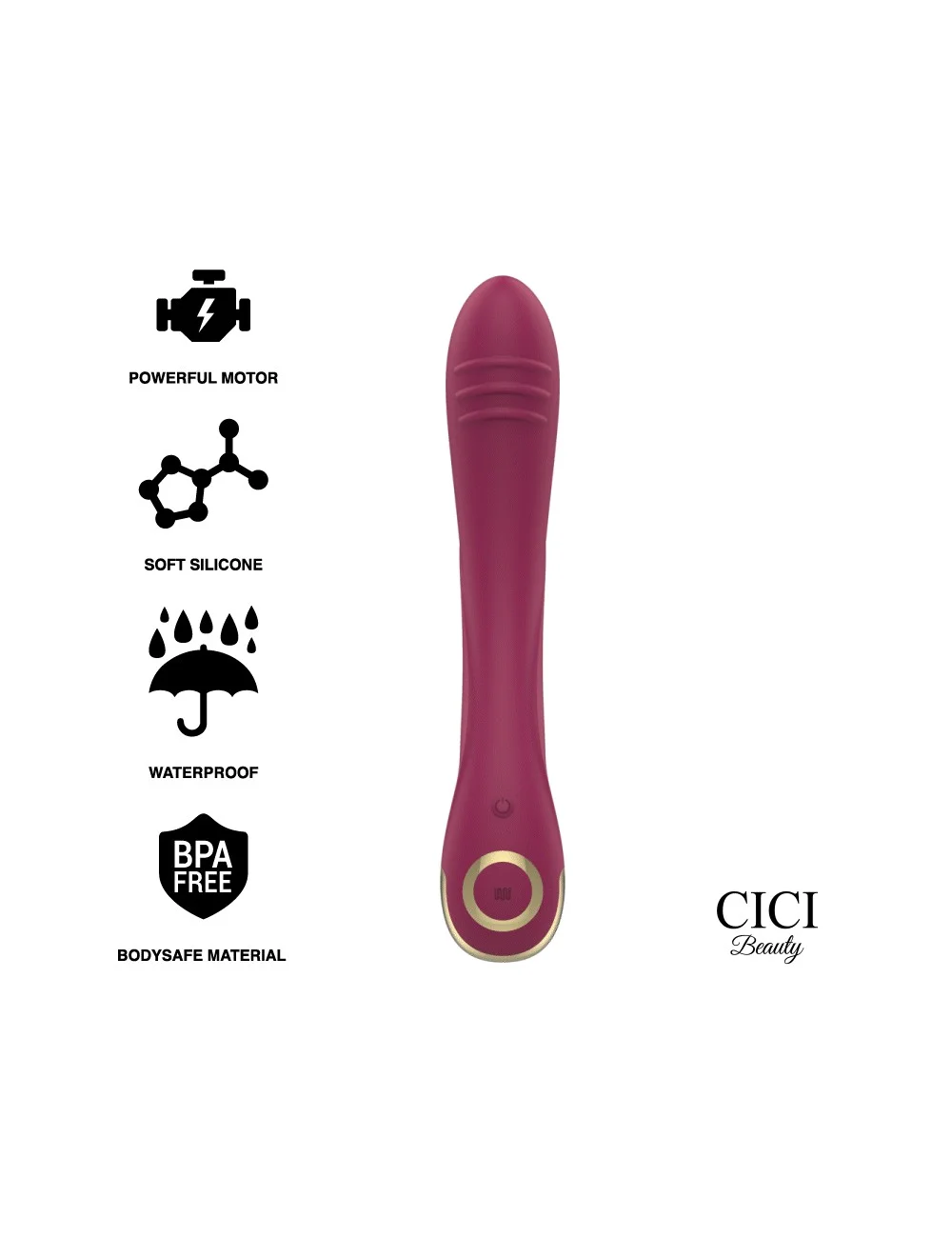 CICI BEAUTY PREMIUM SILICONE G-SPOT VIBRADOR CICI BEAUTY PREMIUM SILICONE G-SPOT VIBRADOR