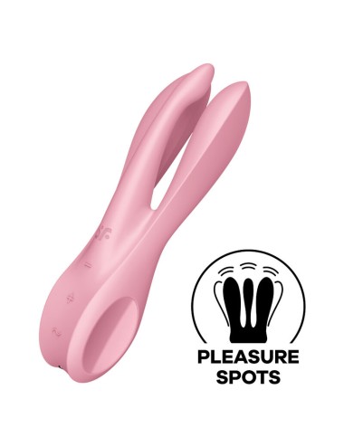 SATISFYER THREESOME 1 VIBRADOR - ROSA