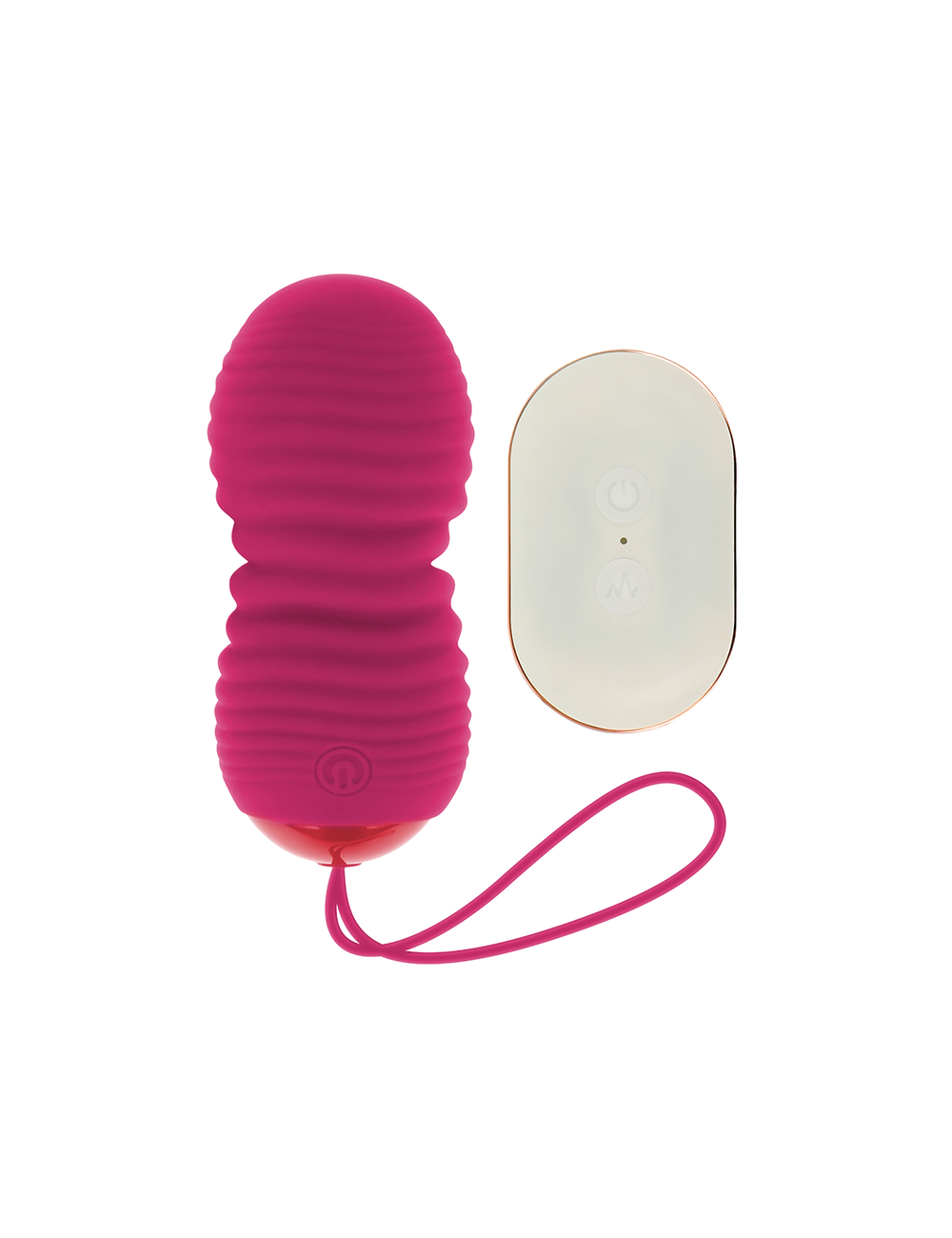 CONTROLE REMOTO OHMAMA FUNÇÃO PARA CIMA E PARA BAIXO EGG 7 MODOS - ROSA