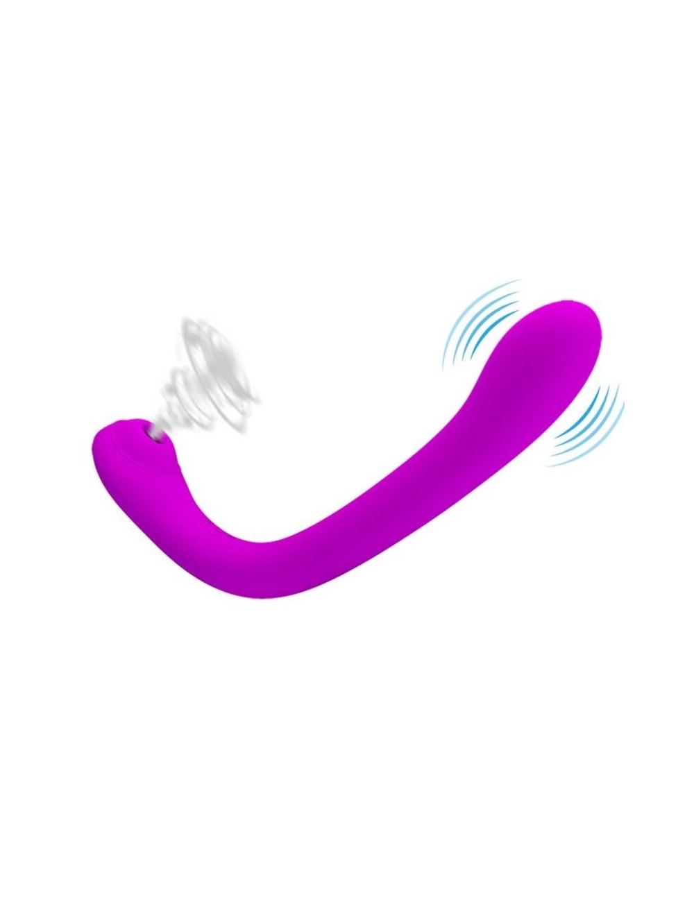 PRETTY LOVE ALEX VIBRADOR E ESTIMULADOR - ROXO