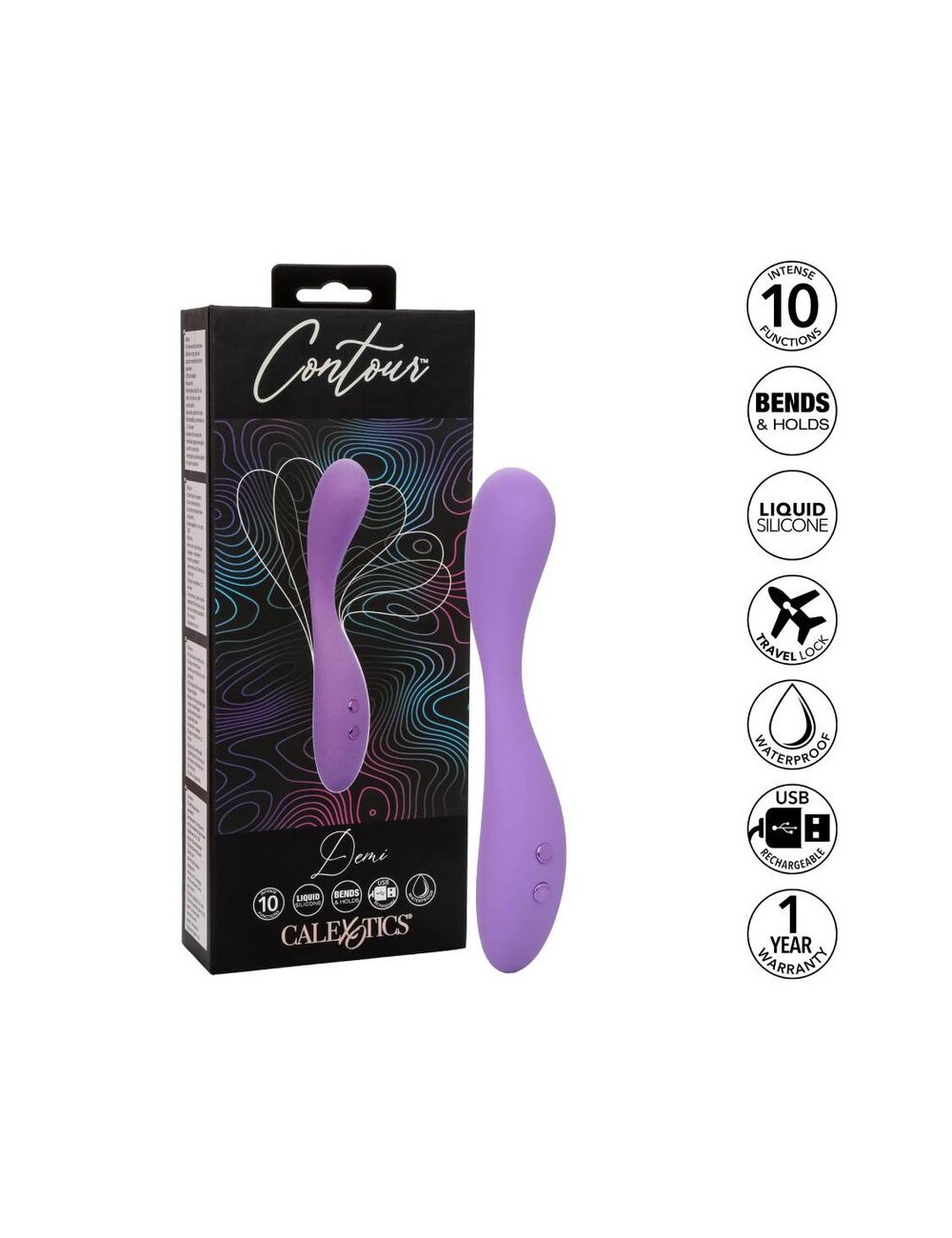 CALIFÓRNIA EXOTICS CONTOUR DEMI VIOLET CALIFÓRNIA EXOTICS CONTOUR DEMI VIOLET