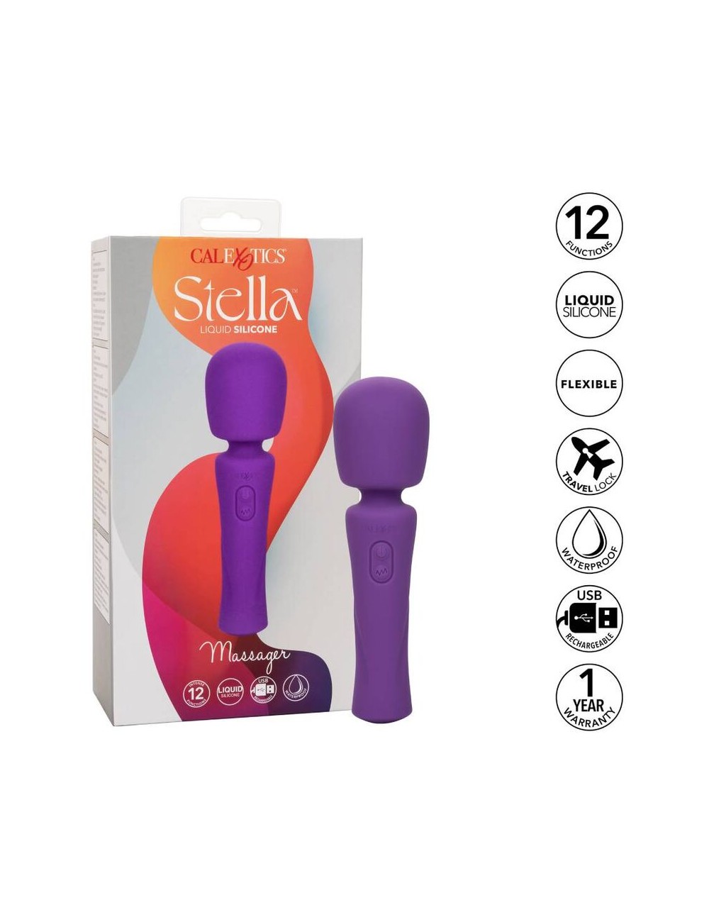 CALIFÓRNIA EXOTICS STELLA MASSAGER VIOLET CALIFÓRNIA EXOTICS STELLA MASSAGER VIOLET